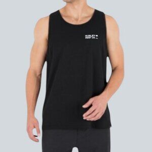 Hurley everyday four corners tank top black men's size L